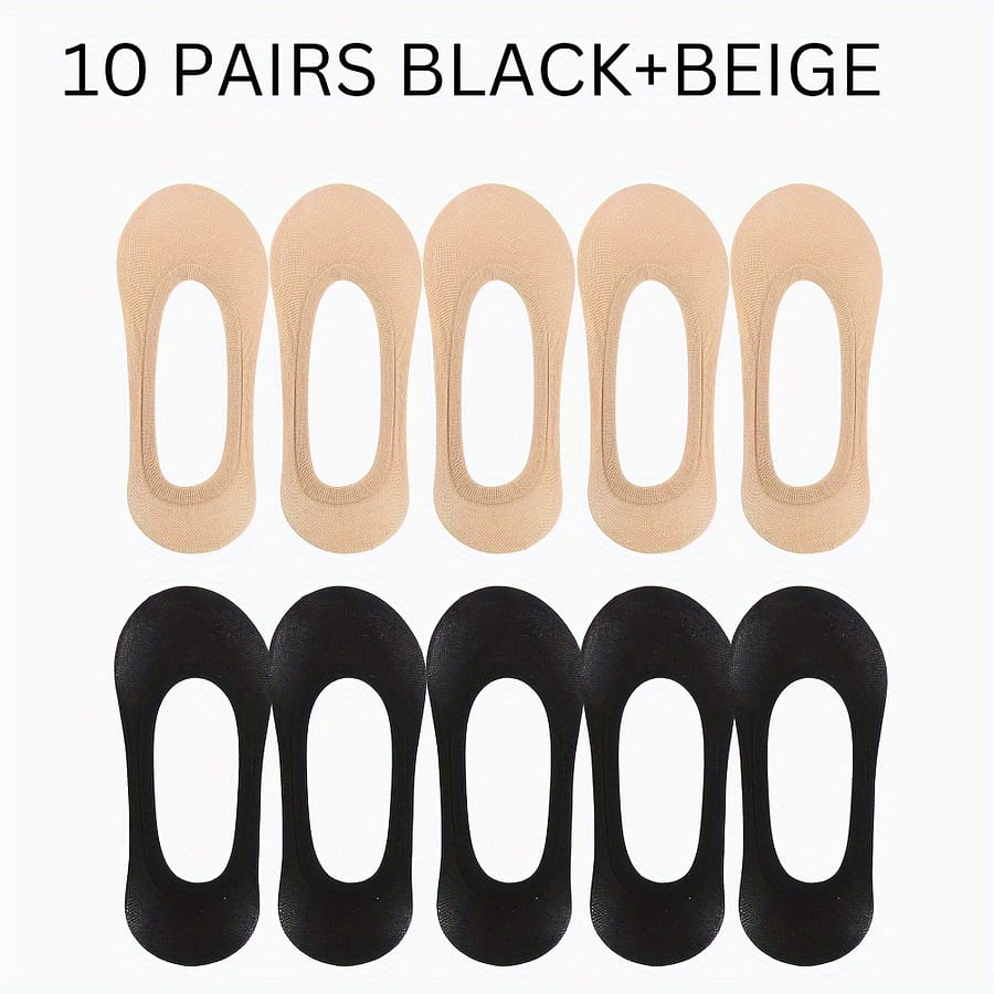 10 Pairs Women’ Invisible Socks, Breathable & Thin No-show Socks, Women’s Stockings & Hosiery Accessories Shop Online at Dubai Trades 2