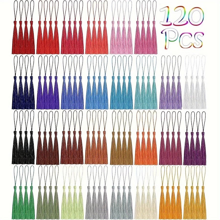 100pcs-144pcs Bookmark Tassels For Crafts Keychain Graduation – Bookmark Tassels For Crafts, Key Chain Tassels For Jewelry Making, Tassels For Graduation, Book Clothing, Shoes & Jewelry Shop Online at Dubai Trades 2