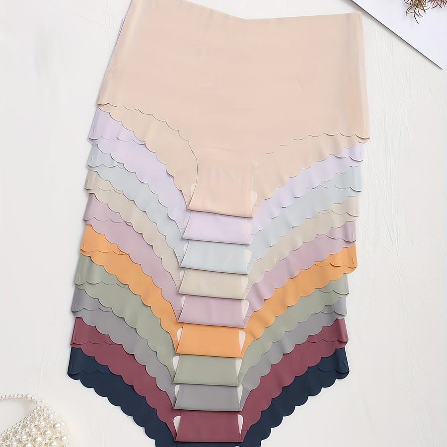 10pcs High Waist Briefs, Elegant Comfy Breathable Stretchy Intimates Panties, Women’s Lingerie & Underwear Briefs Shop Online at Dubai Trades 2