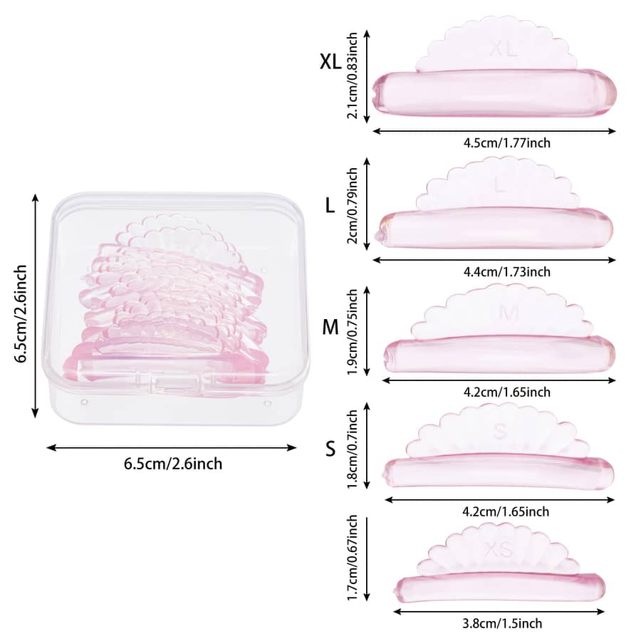 10pcs Pads No Glue Eyelash Lifting Shield Self Sticky Lash Lift Rods Lami Lamination Roller U Curler Pad Soft Eyelash Perm Rod 5 Size Silicone-light Weight Guard Beauty & Personal Care Shop Online at Dubai Trades 2