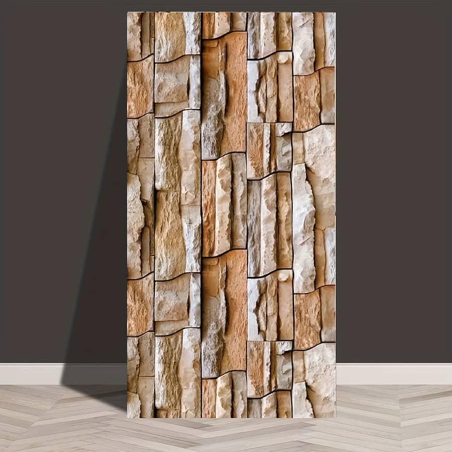 10pcs Vintage Marble & Terrazzo Wall Tiles – Waterproof, For Kitchen, Living Room, Bathroom, Hallway, Office Decor – 30x60cm 3D Wall Panels Shop Online at Dubai Trades 2