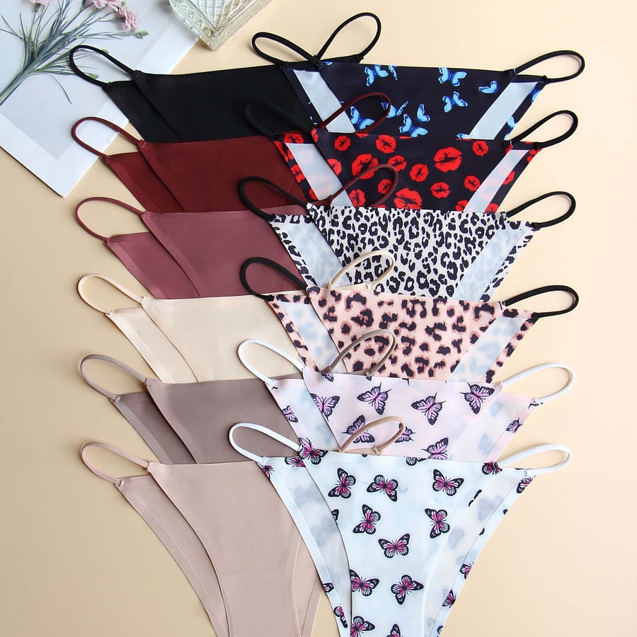 12pcs Allover Print Briefs, Sexy Comfy Breathable Stretchy Intimates Panties, Women’s Lingerie & Underwear Clothing Shop Online at Dubai Trades 2