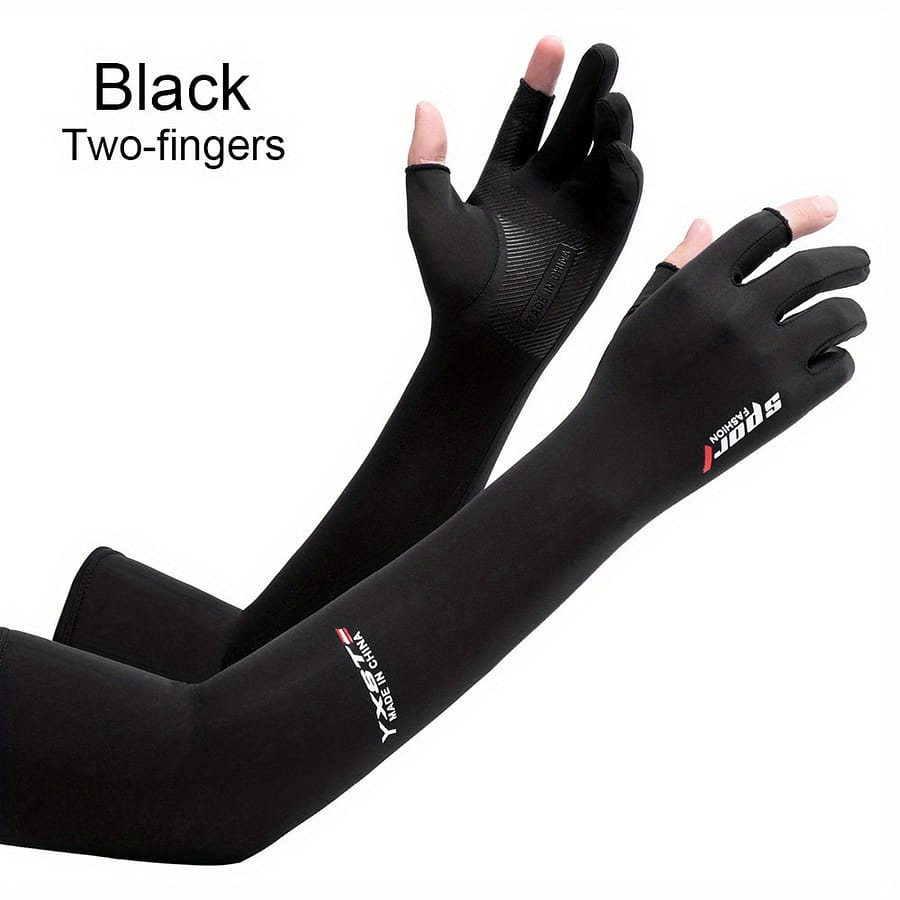 1pair Cooling Arm Sleeves Cover For Women Men, Sports Running Uv Sun Protection Gloves, Outdoor Fishing Cycling Driving Sleeves Base Layers & Compression Shop Online at Dubai Trades 2