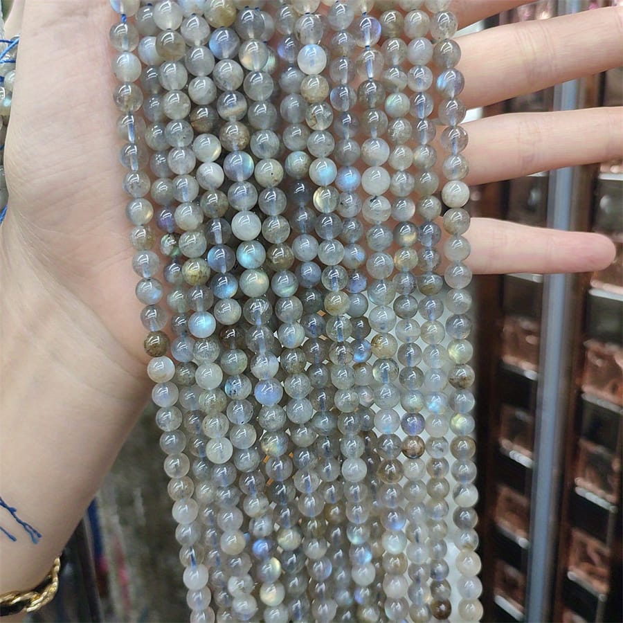 1pc 15inch/38.1cm Round Beaded String, Accessories For Making Bracelets And Necklaces, For Gifts Clothing, Shoes & Jewelry Shop Online at Dubai Trades 2