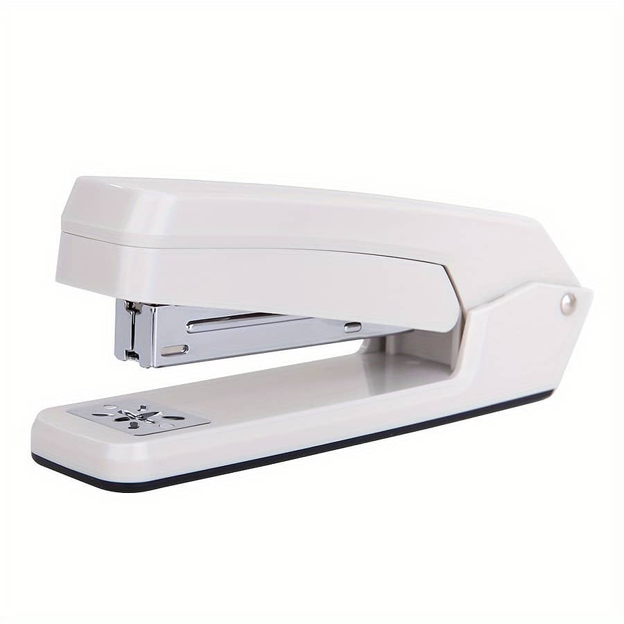 1pc 360-degree Rotating Stapler, Labor-saving Stapler, Multi-functional Supplies, White, Can 25 Sheets Of Paper Desktop Staplers Shop Online at Dubai Trades 2