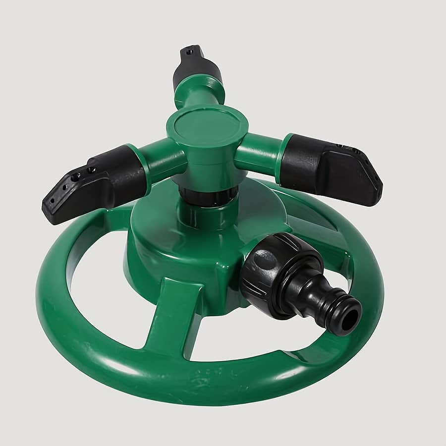 1pc 360° Rotating Lawn Sprinkler – Durable Plastic Garden Irrigation System, No Electricity Needed, Adjustable Spray Patterns For Yard, Plants & Outdoor Watering Gardening & Lawn Care Shop Online at Dubai Trades 2