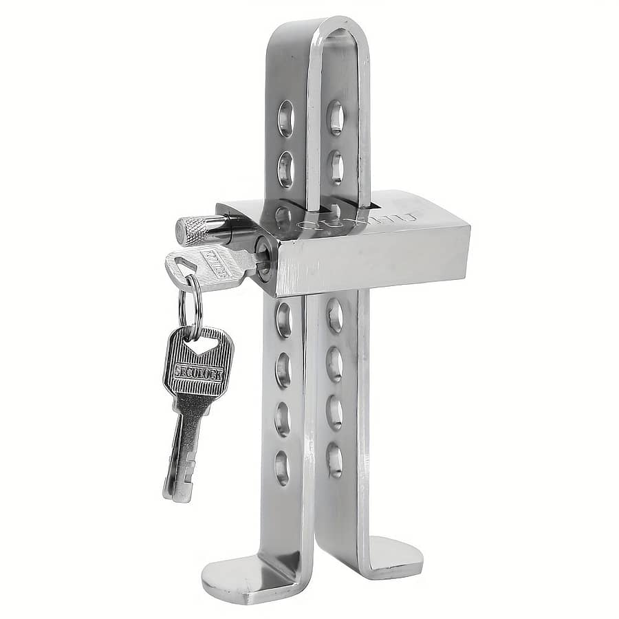 1pc Auto Brake Lock Steel Stainless Universal Throttle Security Anti-theft Tool Car Accessories Car Lock Anti-Theft Shop Online at Dubai Trades 2
