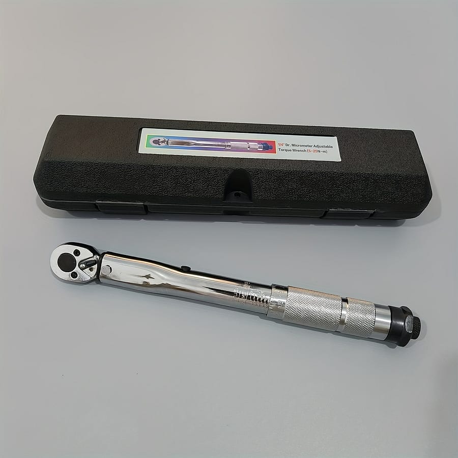 1pc Automobile Torque Wrench, 1/4″ 3/8″ And 1/2″ Adjustable Drive Torque Wrench, Preset Bicycle Torque Wrench, Ratchet Wrench, As A Gift For Your Husband Hand Tools Shop Online at Dubai Trades 2