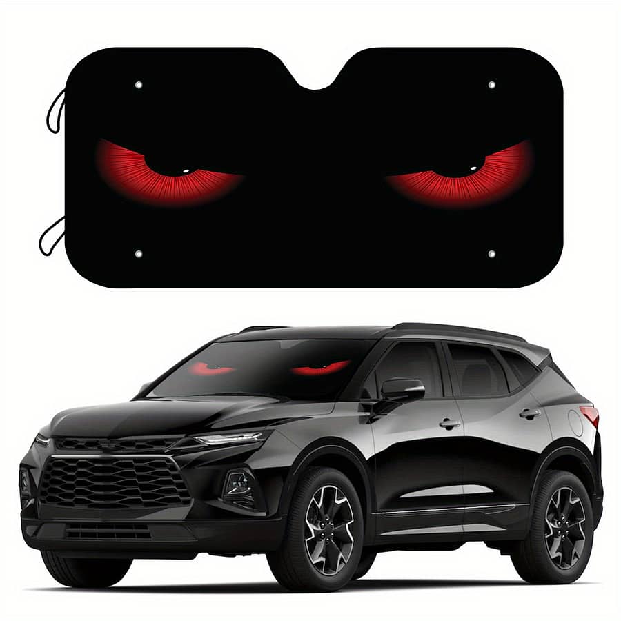 1pc Car Sun Shade For Windshield Blocks Visor Protector Foldable Sun With Suction Cups Keeps Seaside Scenery Automotive Shop Online at Dubai Trades 2