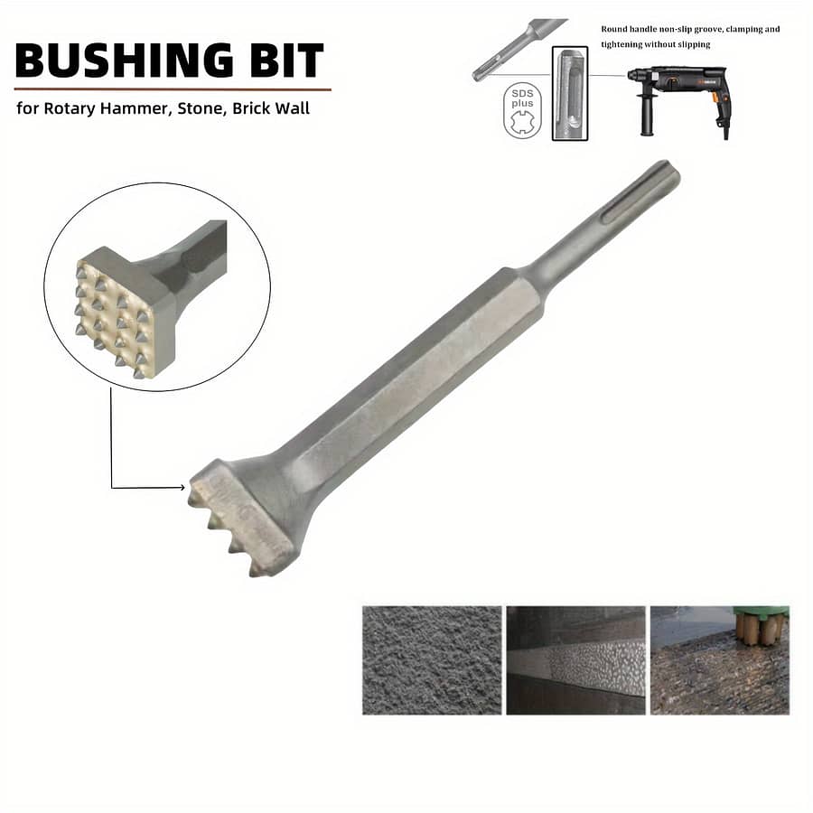 1pc Chisel, Wall Electric Pick, Alloy Beater , Mixed Mud Removal Rotating , Bushing For Stone, Wall Chisels Shop Online at Dubai Trades 2