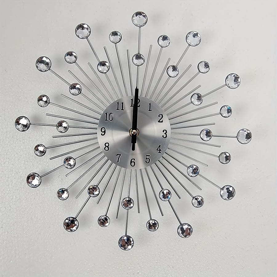 1pc Creative Simple Clocks Decoration Living Room Wall Clock Home Silent Clock Hanging Wall Dining Room Living Room Decoration Clocks Shop Online at Dubai Trades 2