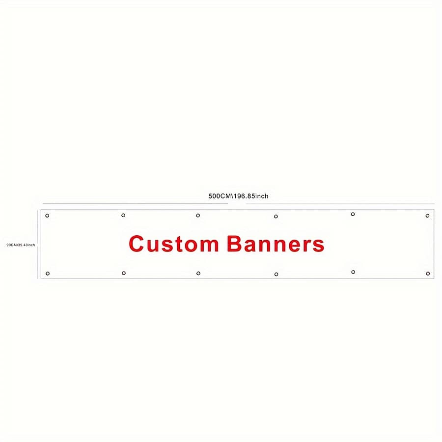 1pc Customized 120g Mesh Cloth Banner, Multiple Sizes, And Windproof, Full Printing Flag, Outdoor Event Advertising Banner, With Copper Buckle Meter Arts, Crafts & Sewing Shop Online at Dubai Trades 2