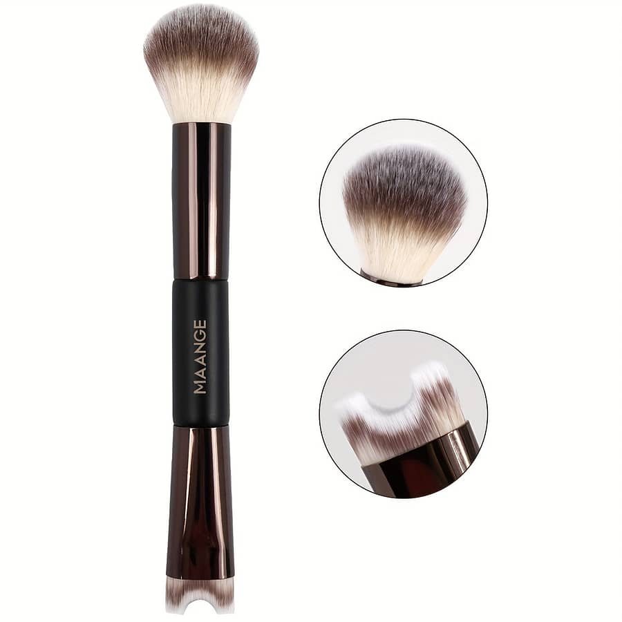 1pc Double-headed Makeup Brush, Powder Blusher Shadow Brush, Facial Tool For Beginners Beauty & Personal Care Shop Online at Dubai Trades 2