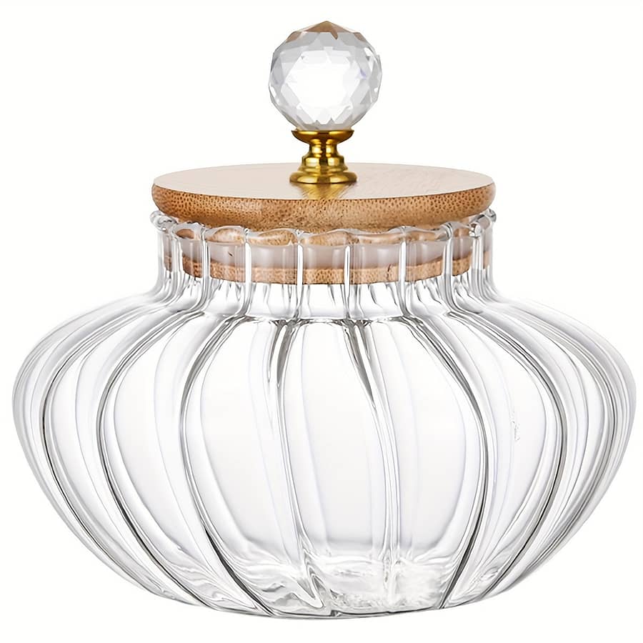 1pc Glass Seal Jar, Round Multipurpose Kitchen Storage Container, Reusable Food Preserver For Candies, Grains, Snacks, Pickles – Hand Wash Only, No Electricity Needed Food Jars & Canisters Shop Online at Dubai Trades 2