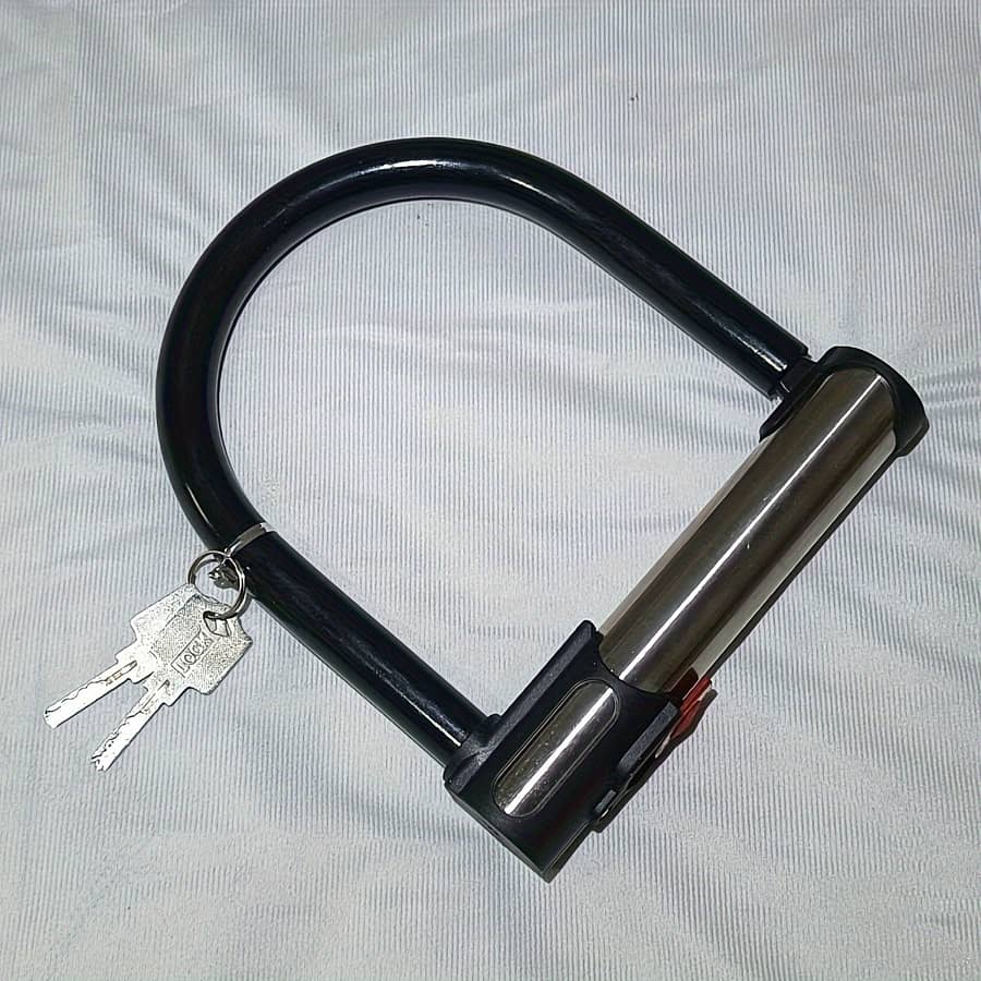 1pc Heavy-duty U-lock For Bicycles And Motorcycles, Solid Construction, With 2 Keys For Security – Theft-resistant Bike Wheel Lock Accessories Shop Online at Dubai Trades 2