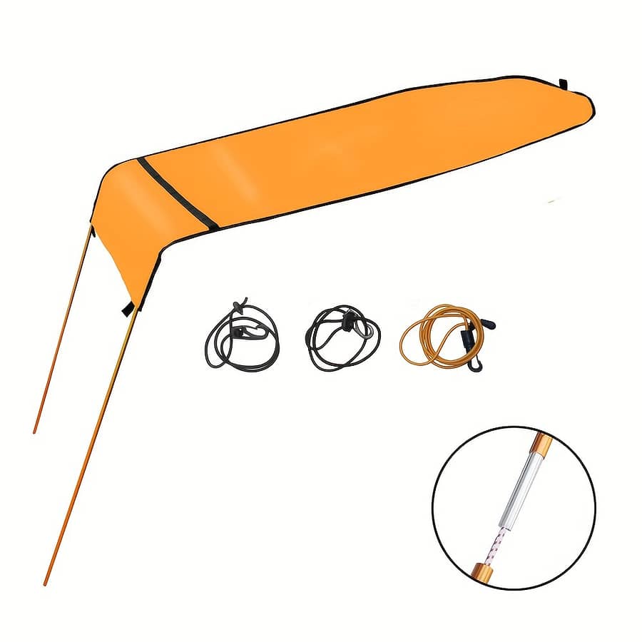 1pc Quick-install Kayak Canoe Sunshade With Aluminum Alloy Skeleton Boat Shades Shop Online at Dubai Trades 2