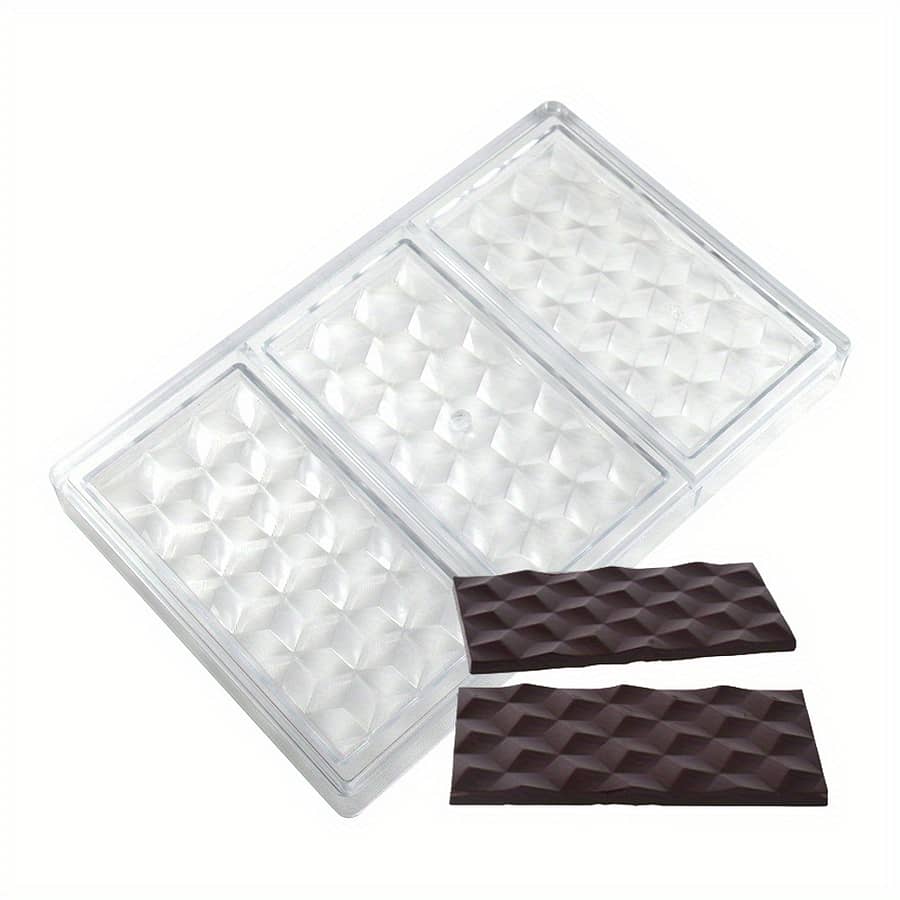1pc Rectangular Plastic Chocolate Candy Baking Cake Decoration Baking Mold, Kitchen Gadgets, Kitchen Accessories Bakeware Shop Online at Dubai Trades 2