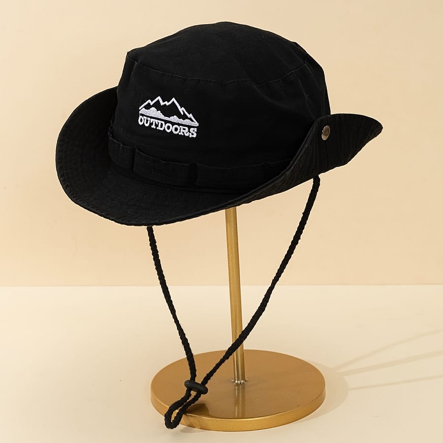 1pc Simple, Casual, Breathable, Sunscreen, Windproof Basin Hat Bucket Hat, Convenient Storage, Suitable For , Family Gift Accessories Shop Online at Dubai Trades 2