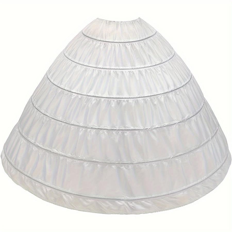 1pc Six-steel Ring Wedding Dress Petticoat Dress Bustle For Wedding Gown Long Dress Bridal Wedding Dress Accessories Accessories Shop Online at Dubai Trades 2