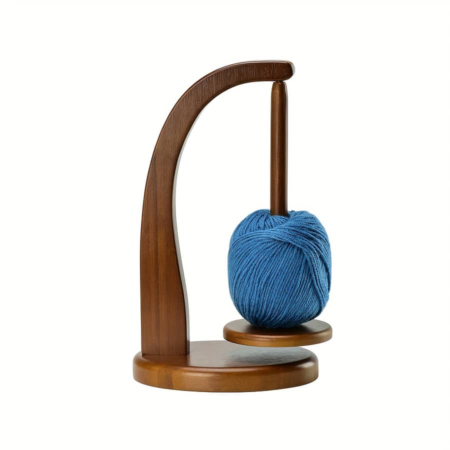 1pc Yarn Holder For Knitting And Crocheting, Crochet Gift For Knitting Lovers, Wooden For Crochet, Yarn Crochet, Yarn Storage Arts, Crafts & Sewing Shop Online at Dubai Trades 2