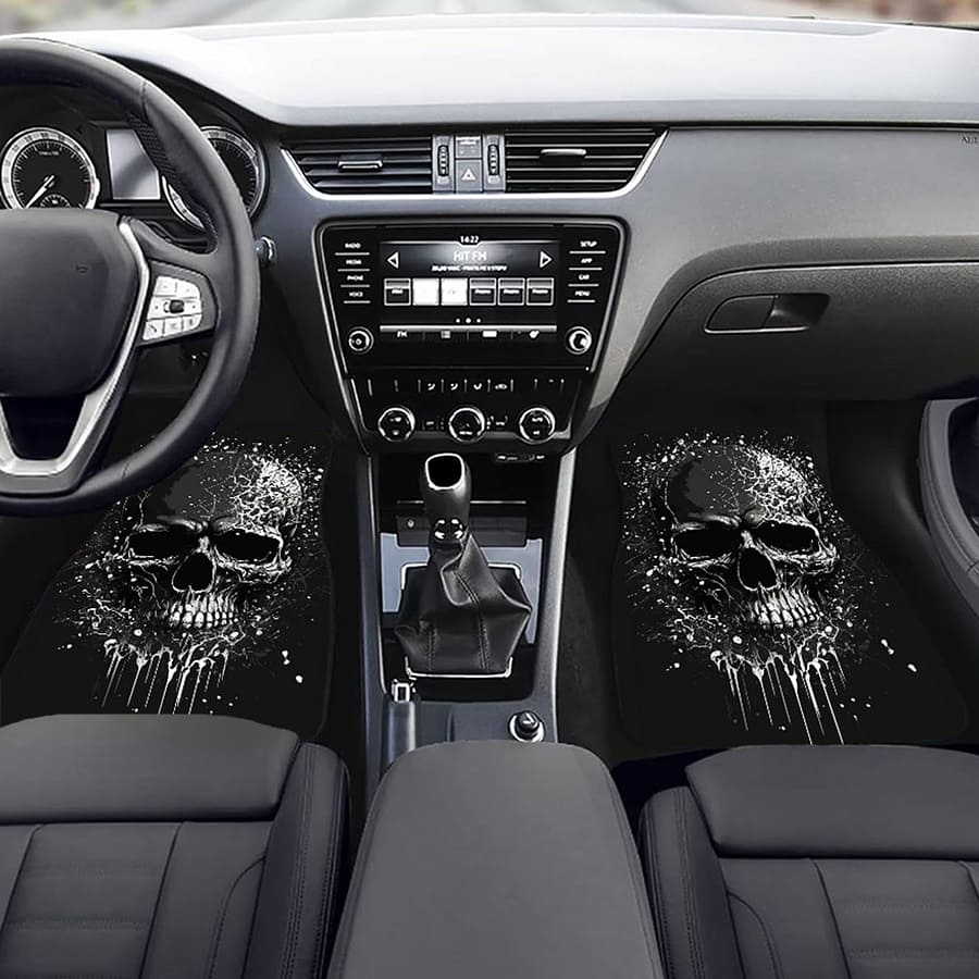1pc/2pcs/4pcs Polyester Art Printed Car Floor Mats Front & Rear Floor , Auto Interior Accessories, For Auto, Sedan, Suv, Gifts For Him Her Suitable For 95% Of Automotive Shop Online at Dubai Trades 2