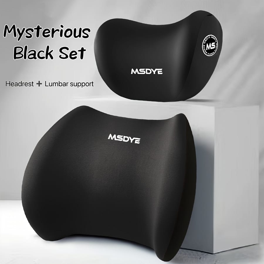 1set Car Headrest/lumbar Support Car Neckrest Lumbar Cushion Driver Seat Backrest Car Lumbar Support Lumbar Support Car Accessories Car Interior Set Seat Backrest Automotive Shop Online at Dubai Trades 2