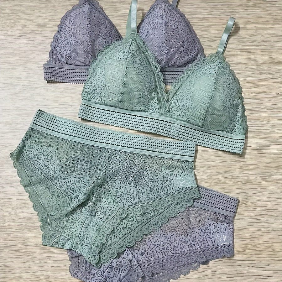 2 Sets Sexy Lingerie Set, Lace Cami Bra & Panties, Women’s Lingerie & Underwear Clothing Shop Online at Dubai Trades 2