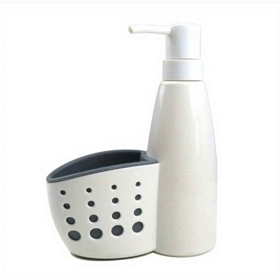 2-in- & Bathroom Organizer – Multifunctional Dispenser With Sponge , Soap Dish, And – Abs Plastic, Dish Cloth & Sponge Holders Shop Online at Dubai Trades 2