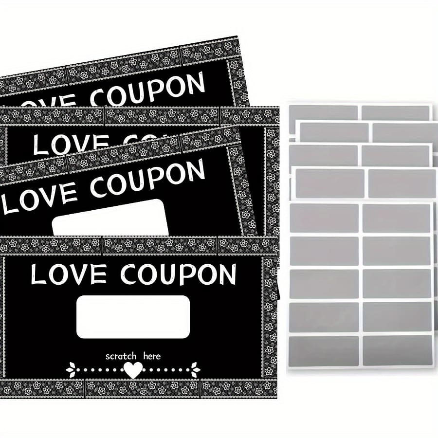 30pcs Scratch-off Love Coupons – Funny Birthday & Mother’s Day Greeting Cards, Creative Diy Gift Ideas For Parties & Holidays Card Stock Shop Online at Dubai Trades 2