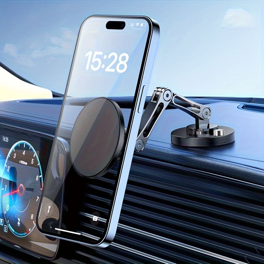 360° Waterproof Aluminum – -hand, Multi-angle Dashboard Phone Holder For All Phone Accessories Shop Online at Dubai Trades 2