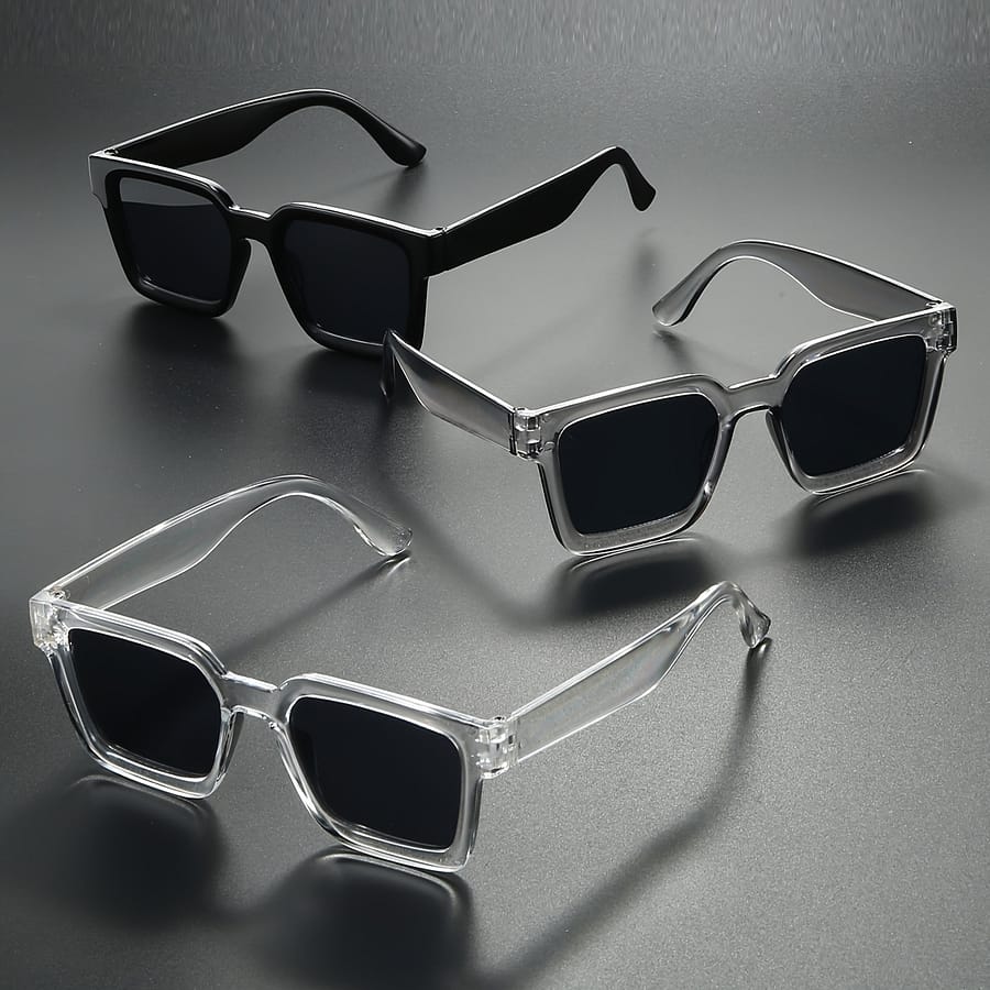 3pcs Men’ Retro Personality Set Combination Fashion Glasses Accessories Shop Online at Dubai Trades 2