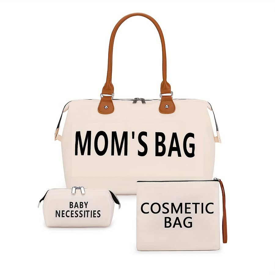 3pcs/set Large Capacity Multifunctional Travel Bags, Diaper Bag, Portable Mother Bag Baby Products Shop Online at Dubai Trades 2