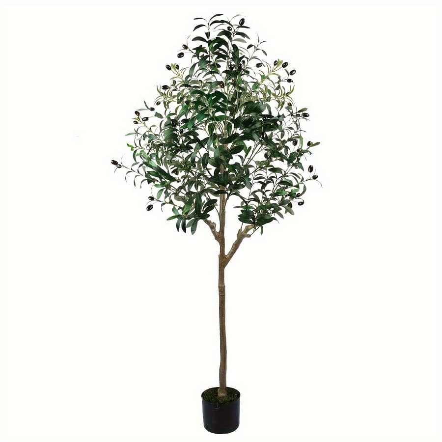 5ft Artificial Olive Tree – Ideal Indoor/outdoor Decor For Living Room, Office, Patio & More – Tree With Leaves & Fruits, Low Maintenance Artificial Plants & Flowers Shop Online at Dubai Trades 2