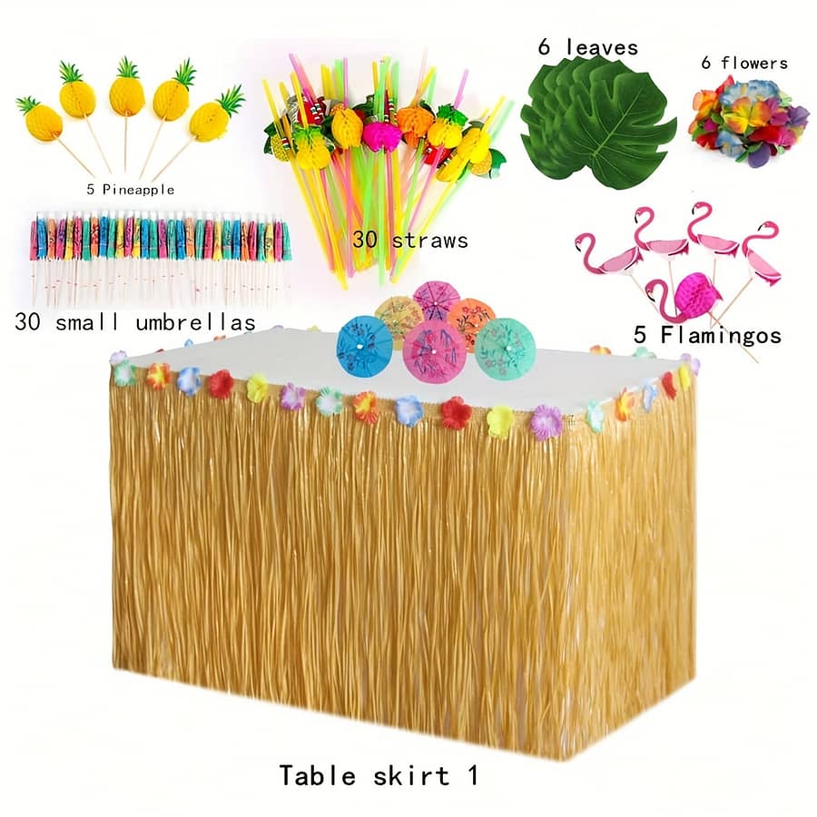 83pcs Tropical Hawaiian Party Pack – Birthdays, Graduations & – Includes Decor, Tableware & More Event & Party Supplies Shop Online at Dubai Trades 2