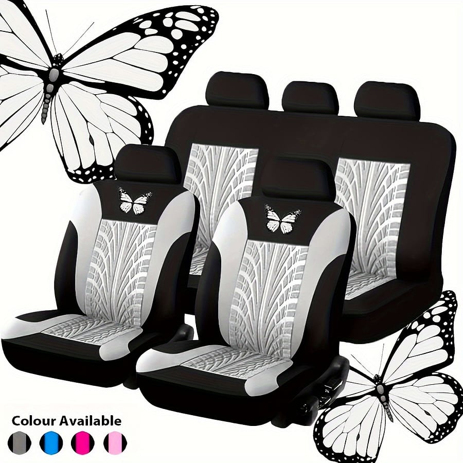 9pcs Bronzing Car Seat Covers-universal Fit- &comfortable–perfect Gift For Car Enthusiasts Automotive Shop Online at Dubai Trades 2