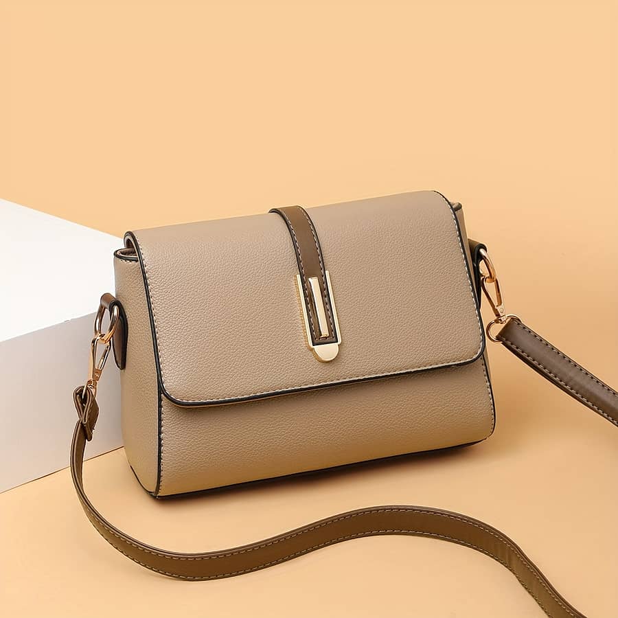 A Stylish And Versatile Crossbody Bag With A Retro And Hardware Accents, Everyday Use By Women. Clothing, Shoes & Jewelry Shop Online at Dubai Trades 2