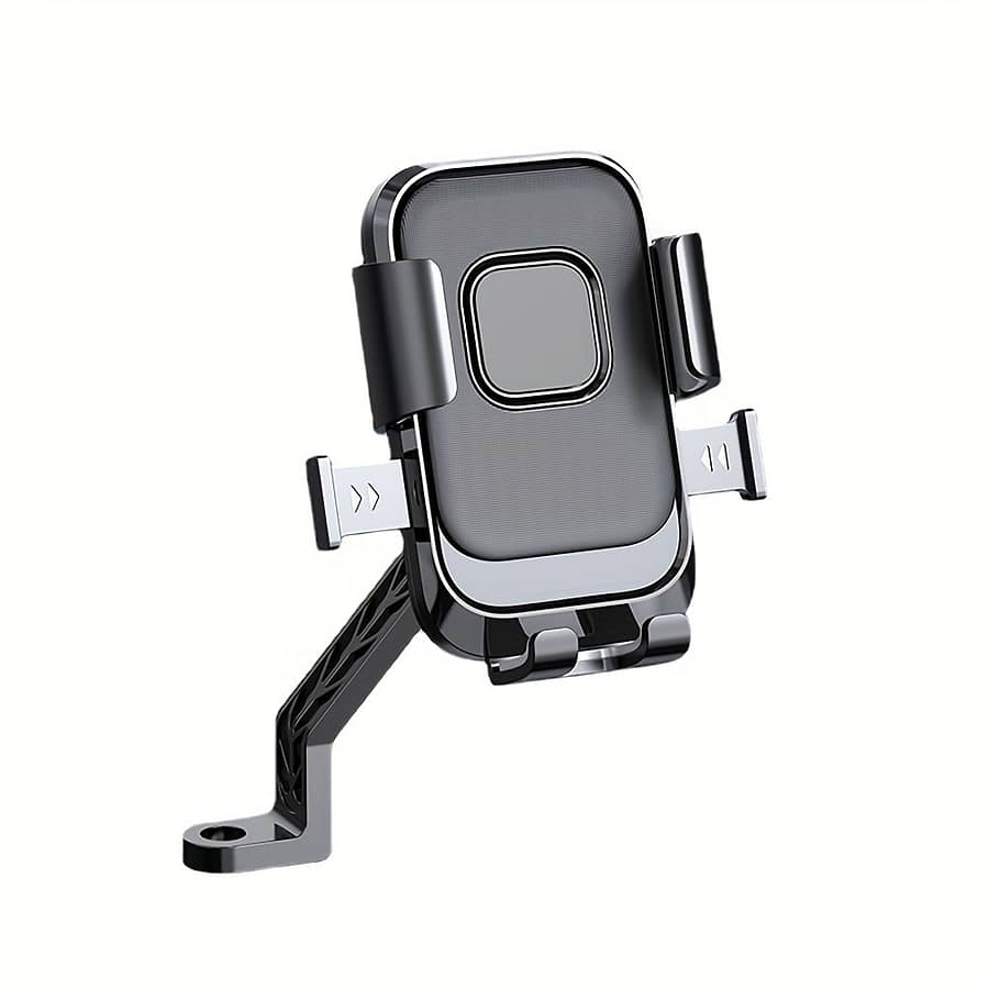 Abs Material Handlebar Phone Mount, Waterproof Adjustable Bike Cell Phone Holder, Shockproof Bicycle Mobile Navigation Bracket Accessories Shop Online at Dubai Trades 2