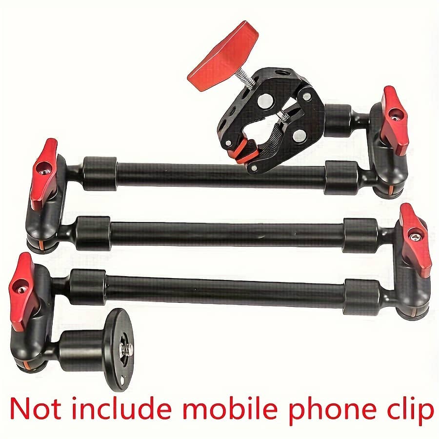 Adjustable Aluminum Alloy Phone Holder, Multi-functional Universal Magic Arm, Rotatable & Extendable Stand For Smartphones Accessories Shop Online at Dubai Trades 2