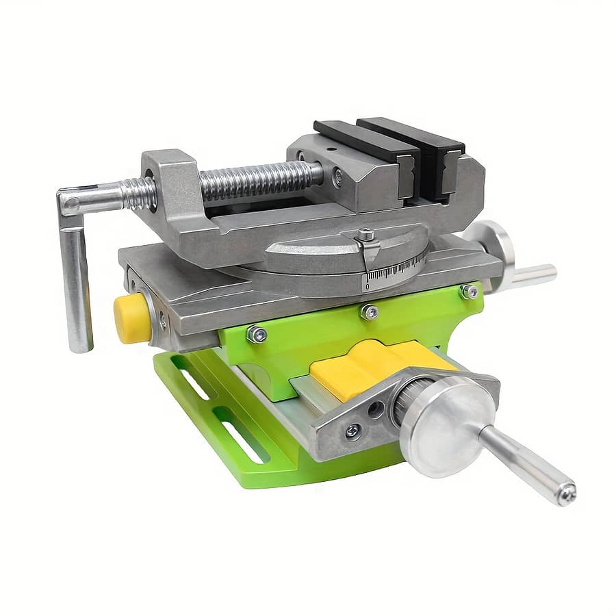 Allsome Bg-6369 Bench Vise, 2 In 1 Milling Drilling Precision Vise Swivel Base Table Aluminium Alloy Compound Worktable Bench Vises Shop Online at Dubai Trades 2
