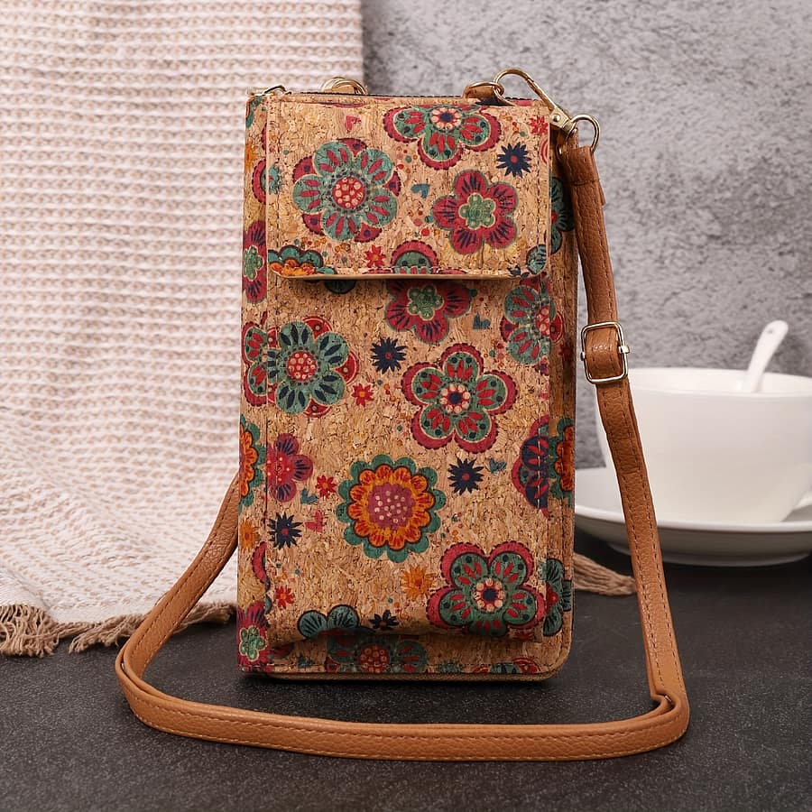 Bohemian Floral Pattern Wallet, Leather Coin Purse, Women’s Crossbody Mobile Phone Bag Clothing, Shoes & Jewelry Shop Online at Dubai Trades 2