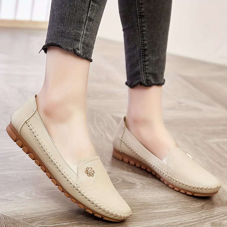 Buckle Loafers, Comfortable Slip-on Casual Shoes With Soft Sole, Fashionable Low-top Daily Footwear Clothing, Shoes & Jewelry Shop Online at Dubai Trades 2