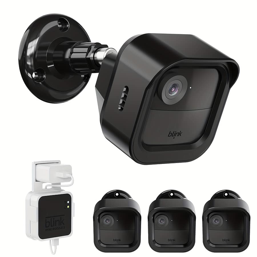 Camera Mounts – Weatherproof, 360° Adjustable With Sync Module 2 & Outlet Holder – 3pcs (cameras Not Included) Camera & Photo Shop Online at Dubai Trades 2