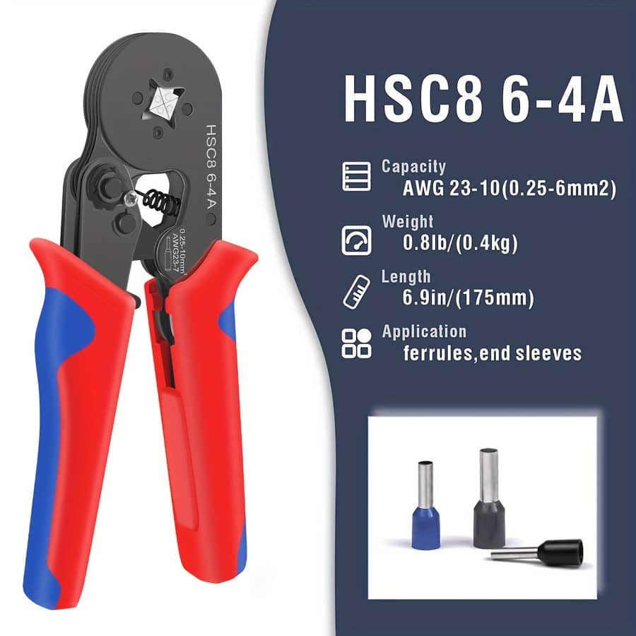 Cold Terminal Set 1200pcs Hsc8 6-4 Set European Type Terminal Electrical Shop Online at Dubai Trades 2