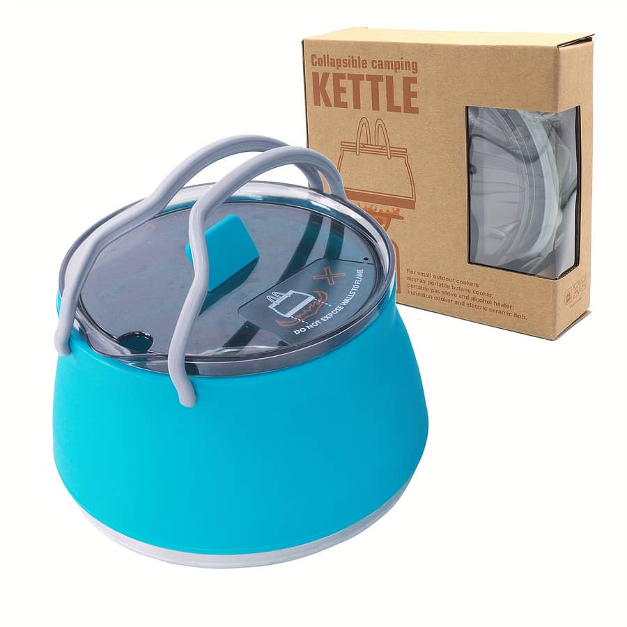 Collapsible Camping For Hiking, Backpacking & Outdoors, Folable Pot With Lid Camp Kitchen Shop Online at Dubai Trades 2