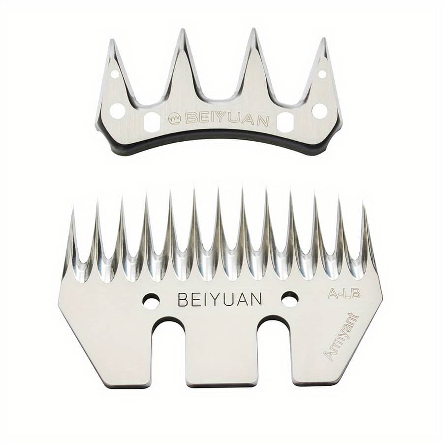 Curved Tooth Sheep Shear Clipper Replacement Blades For Fit Oster, Lister, Sheep Clippers, Detachable Animal Trimmer Shears For Grooming Goats Lambs Llamas Alpacas Dogs Shop Online at Dubai Trades 2