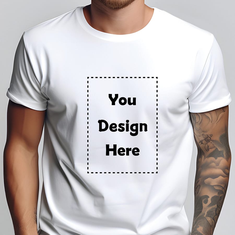 Custom T-shirt, Personalized Tees For Men, Casual Short Sleeve Custom Printed T-shirt For Summer Clothing Shop Online at Dubai Trades 2