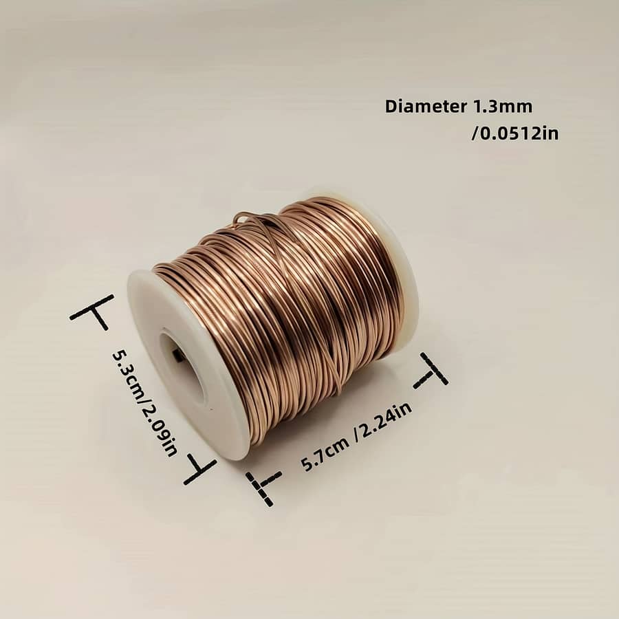 Diameter 1.3mm*length 39m (127.9ft) A Roll Of Copper Wire, Purple Copper Wire, Pure Copper Wire, Soft Solid Copper Wire Round, Plus Shaft Soft Copper Wire, Business, Industry & Science Shop Online at Dubai Trades 2