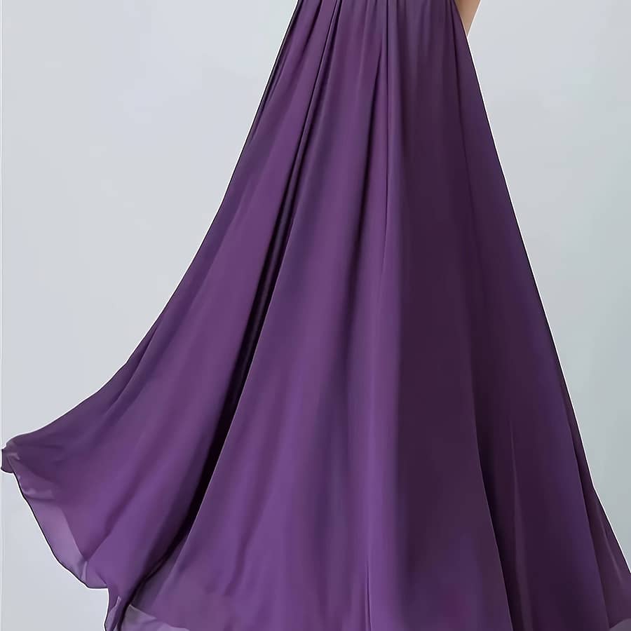 Elegant Plus Size Solid Color Skirt – High Waist, A- With Pleated Detail, Machine Washable Polyester Fabric Clothing Shop Online at Dubai Trades 2