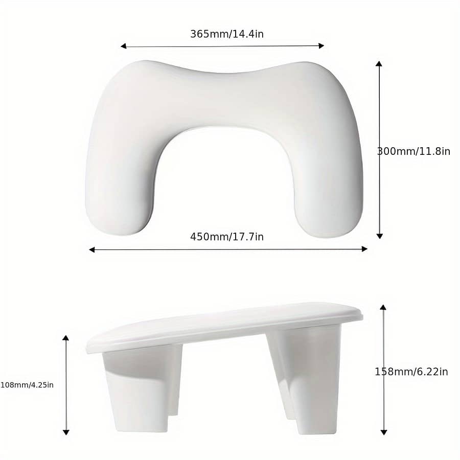 Ergonomic Nail Art Hand Pillow – Comfortable, Non-slip Manicure Rest With Detachable Foot Support For Beauty & Personal Care Shop Online at Dubai Trades 2