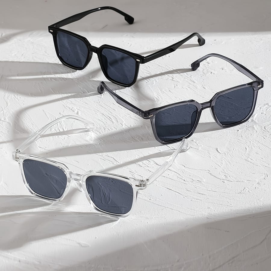 Fairmarry 3pcs Square Fashion Glasses Accessories Shop Online at Dubai Trades 2